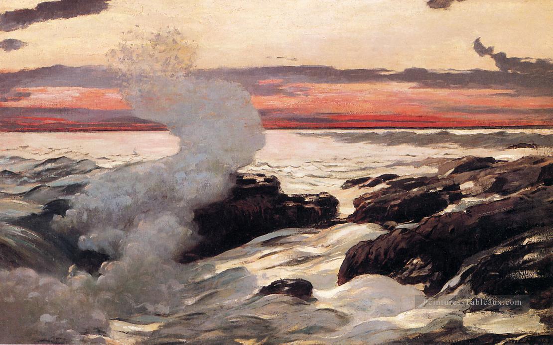 Cou de West Point Prouts réalisme marine peintre Winslow Homer Peintures à l'huile